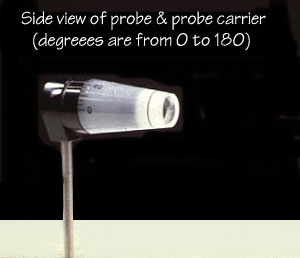 Side view of Tonometer probe