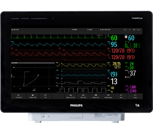 Philips IntelliVue MX750 multi parameter monitor