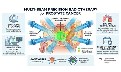 NHS to offer ‘multi-beam’ precision radiotherapy to thousands with prostate cancer